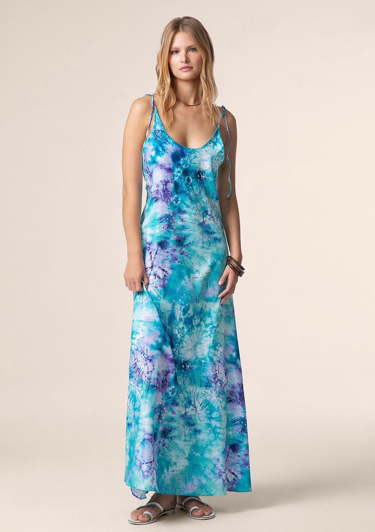 Vestito lungo Donna Me fui Fantasia 1601-X31 – Me-fui