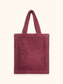 Beachbag Donna Me Fui Plum SW0050-PL