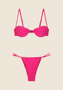 Woman bikini Me fui Reggio Emilia with Fuchsia adjustable ferret and briefs 0101_fx