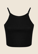 Top tank top Me fui Black 0316-BK
