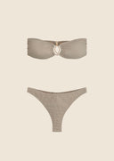 Woman bikini Me fui Band with fixed beige 0501-bg slip