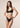 Bikini Donna Me fui Reggiseno con Ferretto e Slip Americano Fisso Nero 0502-BK