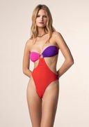 Trikini Donna Me fui Color Block 0505-RD