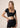 Crop Top Donna Me fui Nero 0506-BK