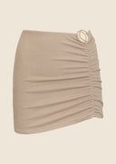 Woman short skirt Me fui Beige 0507-Bg