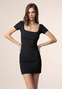 Woman short dress Me fui Black 0508-BK
