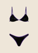 Woman bikini Me fui Triangle with Black Fixed American Slip 0800_ BK
