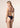 Bikini Donna Me fui Triangolo con Slip Americano Fisso Nero 0801_ BK