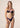 Bikini Donna Me fui Triangolo con Slip Americano Fisso Nero 0801_ BK