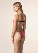 Woman bikini Me fui Band with adjustable orange briefs 0802_ or