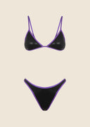 Woman bikini Me fui Triangle with black tank briefs 0805-BK