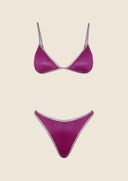 Woman bikini Me fui Triangle with Fuchsia Tanga Slip 0805-FX