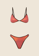 Woman bikini Me fui Triangle with orange tank briefs 0805-OR