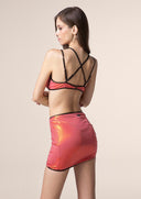 Woman short skirt Me fui Orange 0806-OR