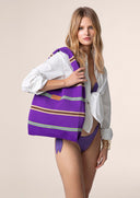 Maxi Bag Donna Me fui Viola A073-VI