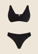 Women's Bikinis Me fui Curvy Bandeau with Underwire and Fixed American Briefs 2300-BK