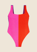 Women's Monokini Me fui Curvy Color Block 2302-PR