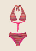 Women's Bikinis Me fui Curvy High Triangle with Fixed American Briefs 2401-FX