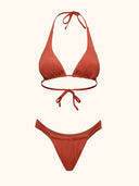 Women's Bikinis Me Fui High triangle with fixed brief Red Clay SW0100-RC