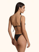 Bikini Donna Me fui Triangolo con Slip regolabile Nero SW0110-BK