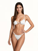 Bikini Donna Me fui Triangolo con Slip regolabile Bianco SW0110-WH