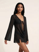 Short dress for women Me Fui Black SW0116-BK