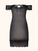 Vestito corto Donna Me fui Nero SW0119-BK