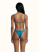 Bikini Donna Me fui Triangolo con Slip fisso Petrolio SW0120-PT