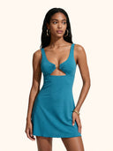 Vestito corto Donna Me fui Petrolio SW0127-PT