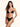 Bikini Donna Me Fui Triangolo con Slip Americano fisso Nero SW0130-BK