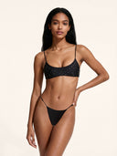 Bikini Donna Me fui Top con Slip fisso Nero SW0131-BK