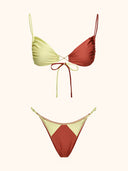 Women's Bikinis Me Fui Headband with Adjustable Slip Red Clay SW0141-RC