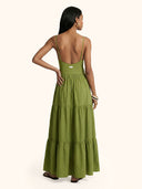 Long dress for women Me fui Military Green SW0219-MG