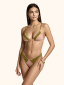 Bikini Donna Me fui Triangolo con Slip fisso Rosa SW0220-PK