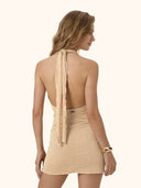 Vestito corto Donna Me fui Gold SW0227-GD