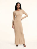 Vestito lungo Donna Me fui Gold SW0228-GD