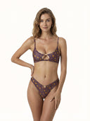 Bikini Donna Me fui Top fisso con Slip Americano fisso Fantasia SW0231-X02