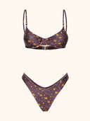 Bikini Donna Me fui Reggiseno ferretto con Slip Americano fisso Fantasia SW0232-X02