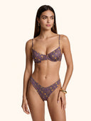 Bikini Donna Me fui Reggiseno ferretto con Slip Americano fisso Fantasia SW0232-X02