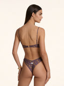 Bikini Donna Me fui Reggiseno ferretto con Slip Americano fisso Fantasia SW0232-X02