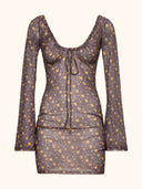 Vestito corto Donna Me fui Fantasia SW0237-X02