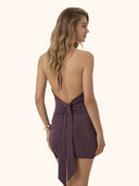 Vestito corto Donna Me fui Bordeaux SW0238-BD