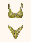 Bikini Donna Me fui Top con Slip Americano fisso Fantasia SW0241-X03