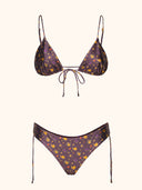 Bikini Donna Me Fui Triangolo con Slip regolabile Coprente Fantasia SW0250-X02