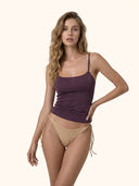 Canotta Donna Me Fui Bordeaux SW0268-BD