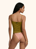 Canotta Donna Me fui Verde Militare SW0268-MG