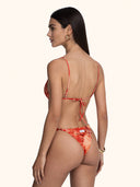 Bikini Donna Me fui Triangolo con Slip regolabile Fantasia SW0310-X12