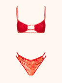 Bikini Donna Me fui Top con Slip fisso Fantasia SW0311-X12