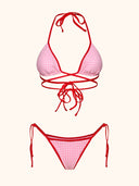 Bikini Donna Reverse Me Fui Triangolo con Slip Regolabile Fantasia SW0320-X13