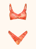 Bikini Donna Me fui Top con Slip Americano fisso Fantasia SW0331-X11